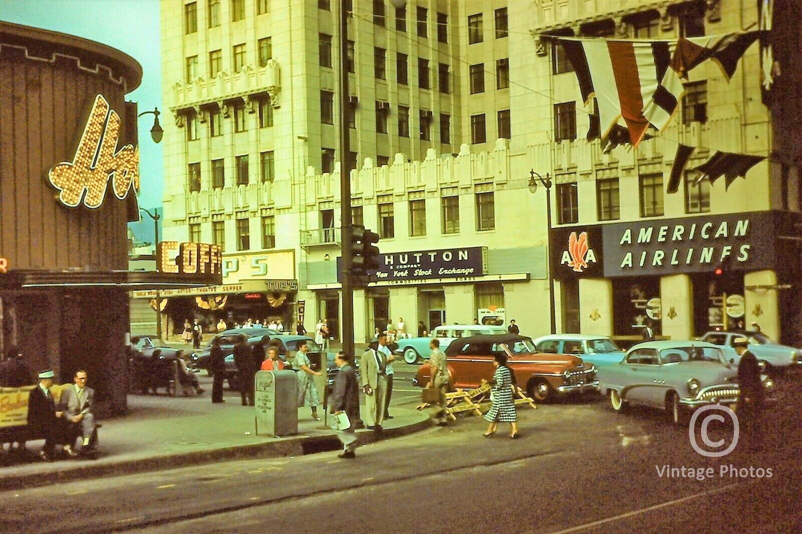 1950s Hollywood & Vine Street