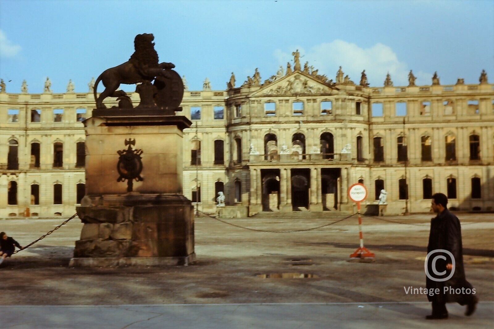 1950 Stuttgart - Bombing Ruins - The Palace