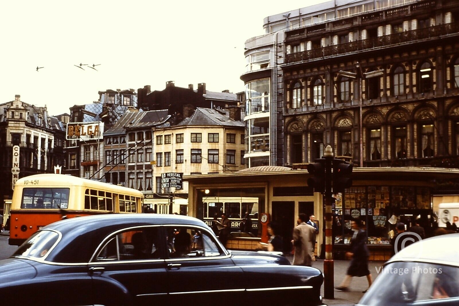 1950s Belgium Street Scene