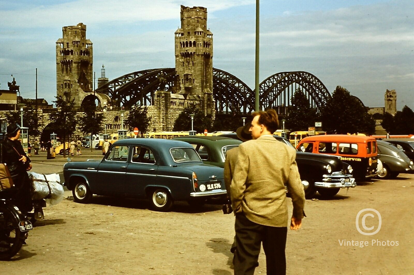 1950s Bombing Ruins of Bridge Koln