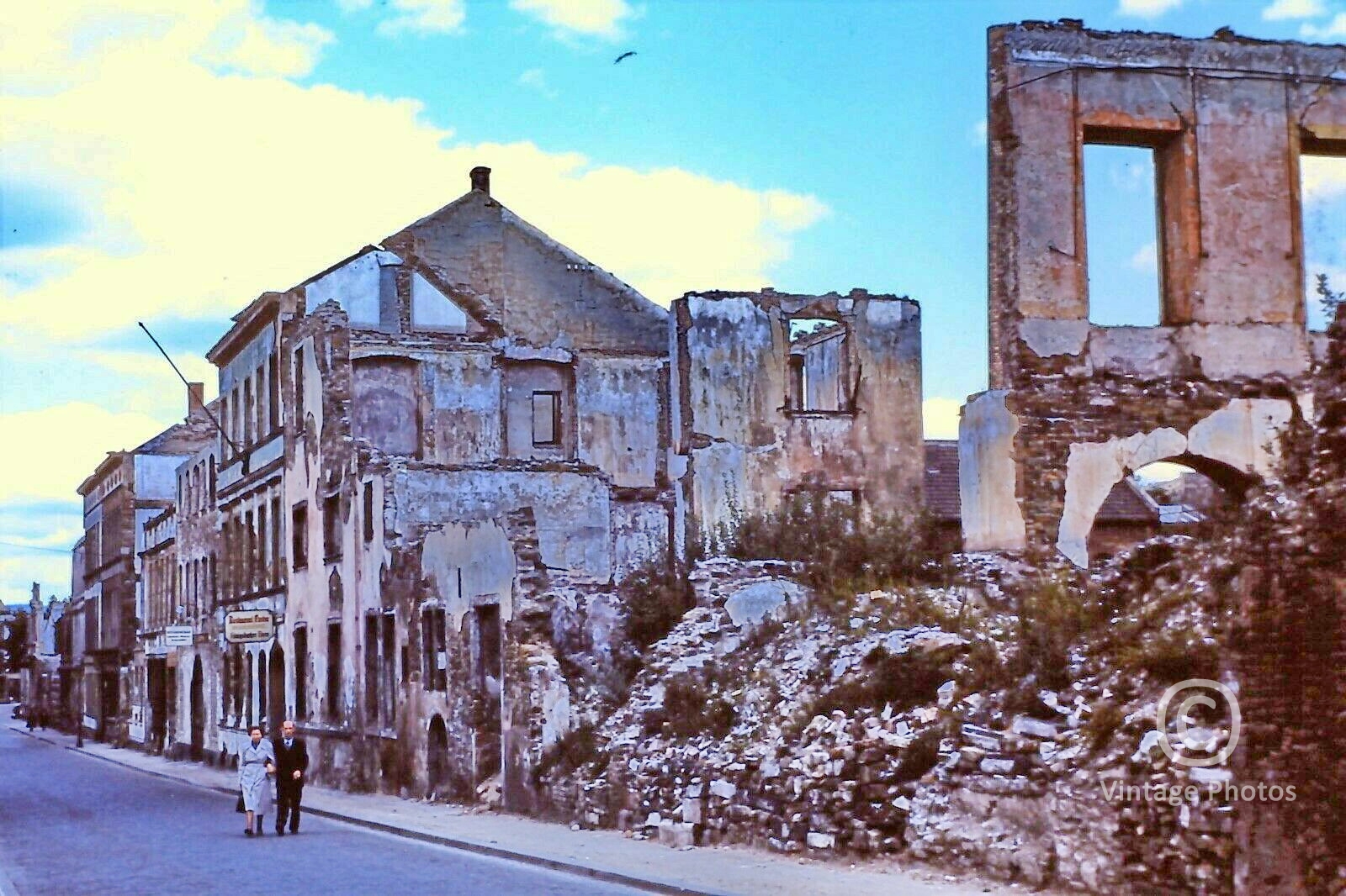 1960 German Bombing Ruins Koblenz