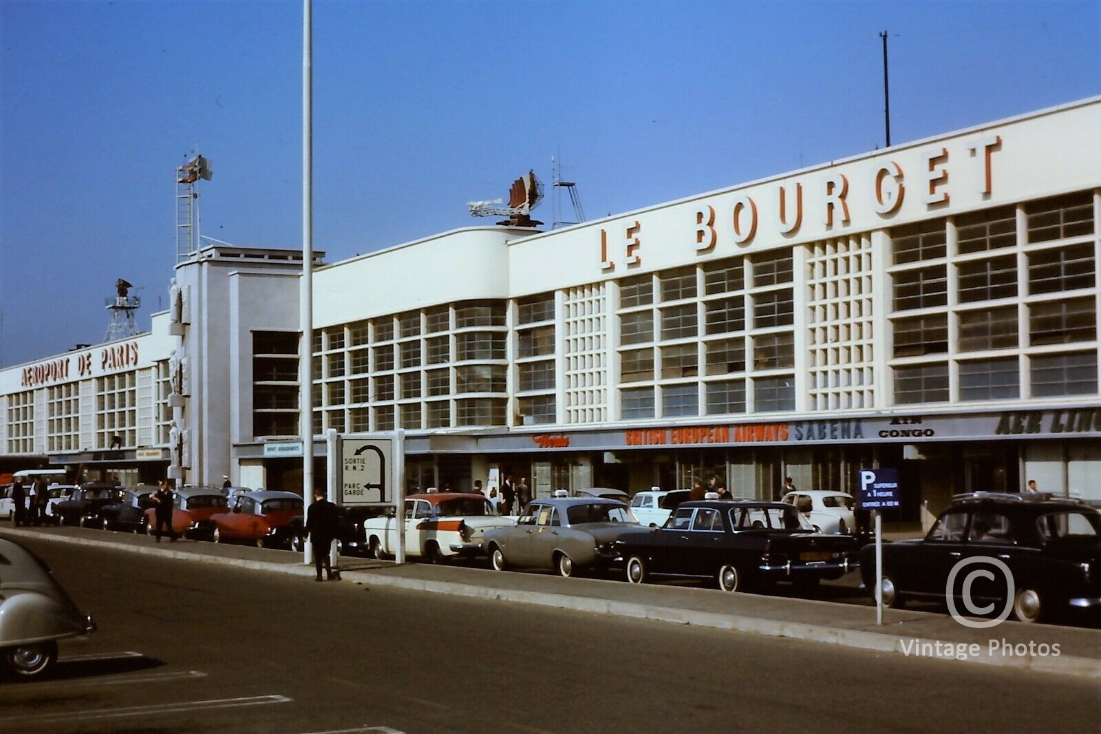 1960s Aeroport de Paris Le Bourget Airport 20 May 1964