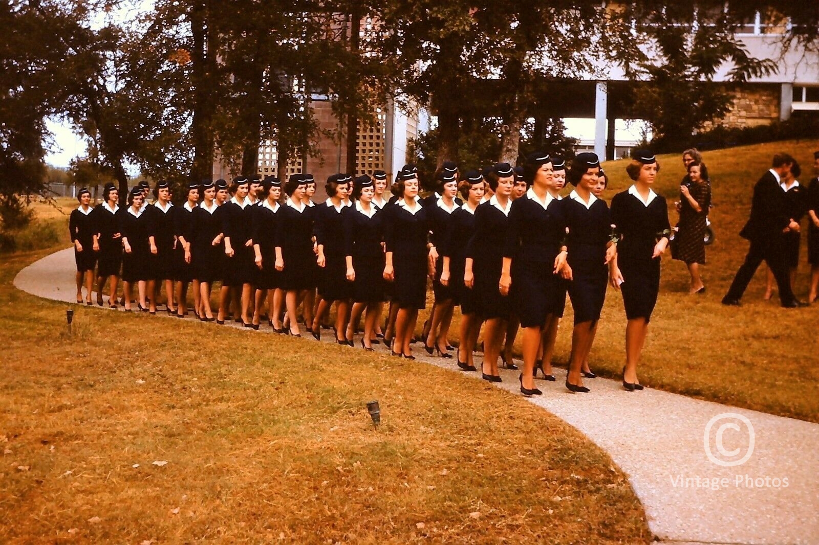 1963 American Airlines Stewdardess Training Class & Graduation in Dallas Texas
