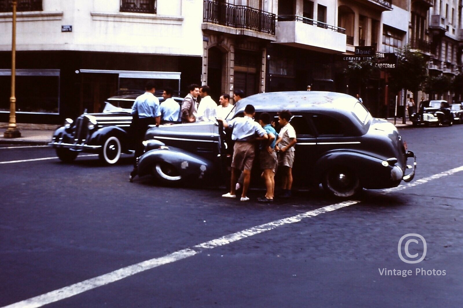 1950s Classic Car Accident, Belgium