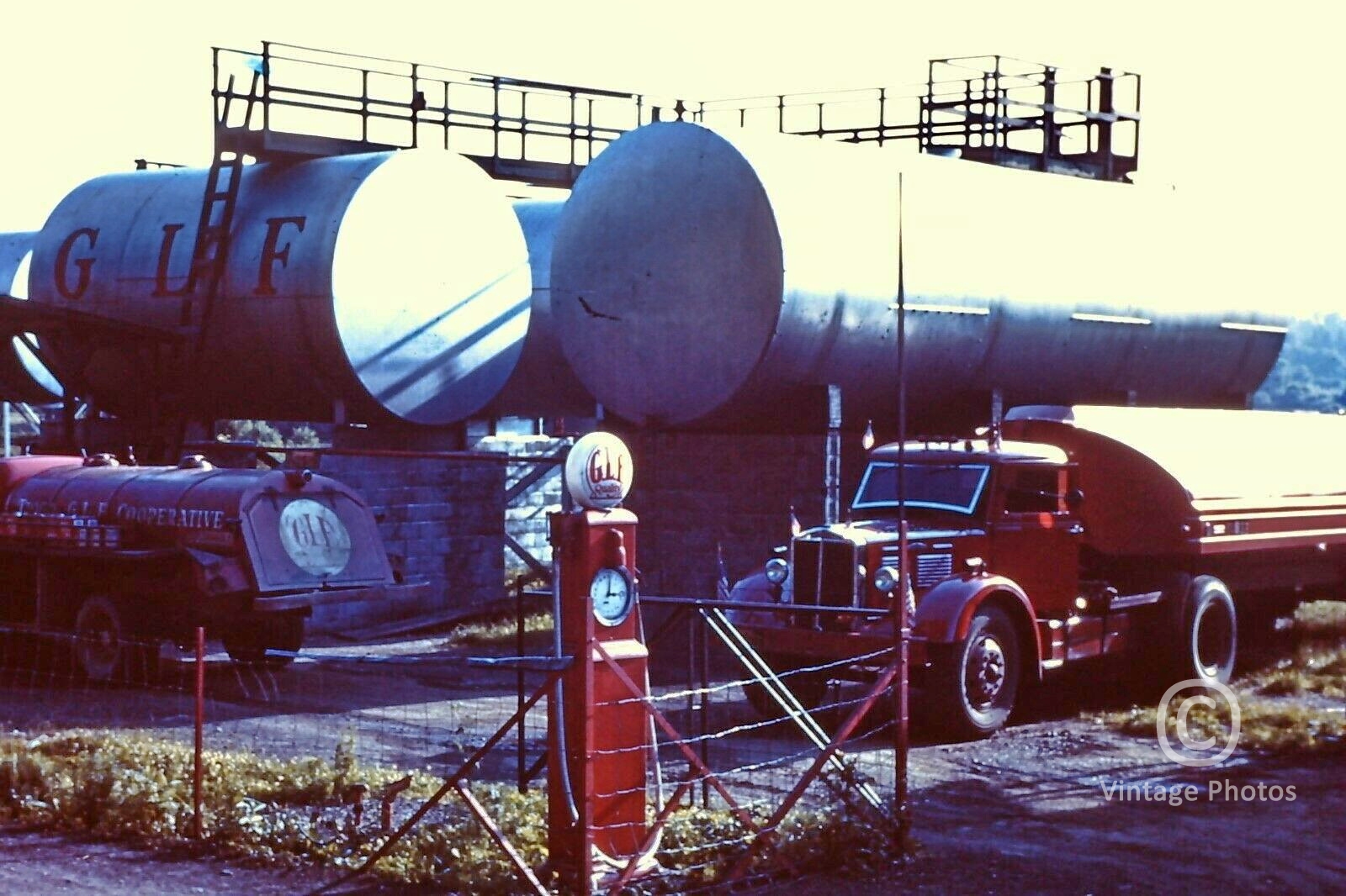 1950s GLF Fuel Station