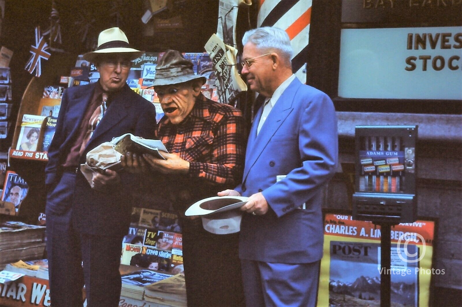 1950s New York City News Stand