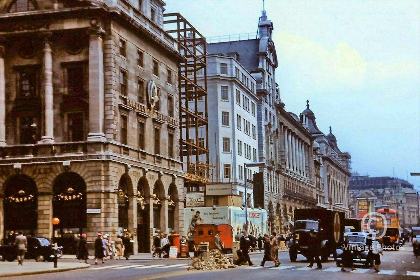 1950s Piccadilly, Sackville Street, London 1956