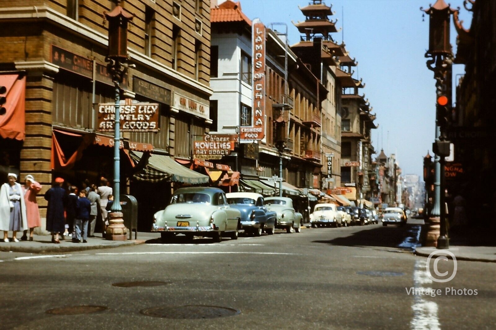 1950s San Francisco China Town - Lamps of China Grant Ave