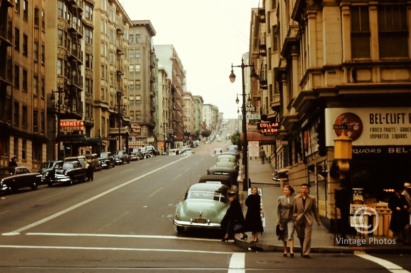 1950s San Francisco Geary & Taylor Street